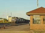 MRL 265 and sisters idling by the depot